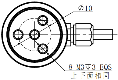微型拉壓力傳感器CAZF-LY20尺寸圖2
